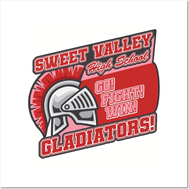 Sweet Valley Gladiators Wall Art by Nazonian